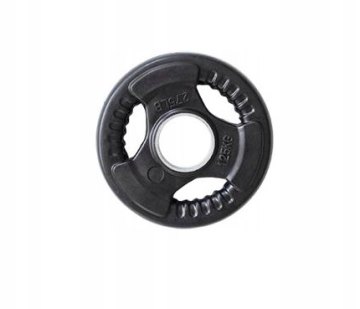 Pogumovaný olympijský kotúč SPARTAN TRI GRIP 1,25 kg