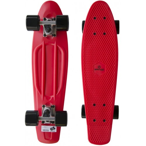 Skateboard Spartan Plastic Červený